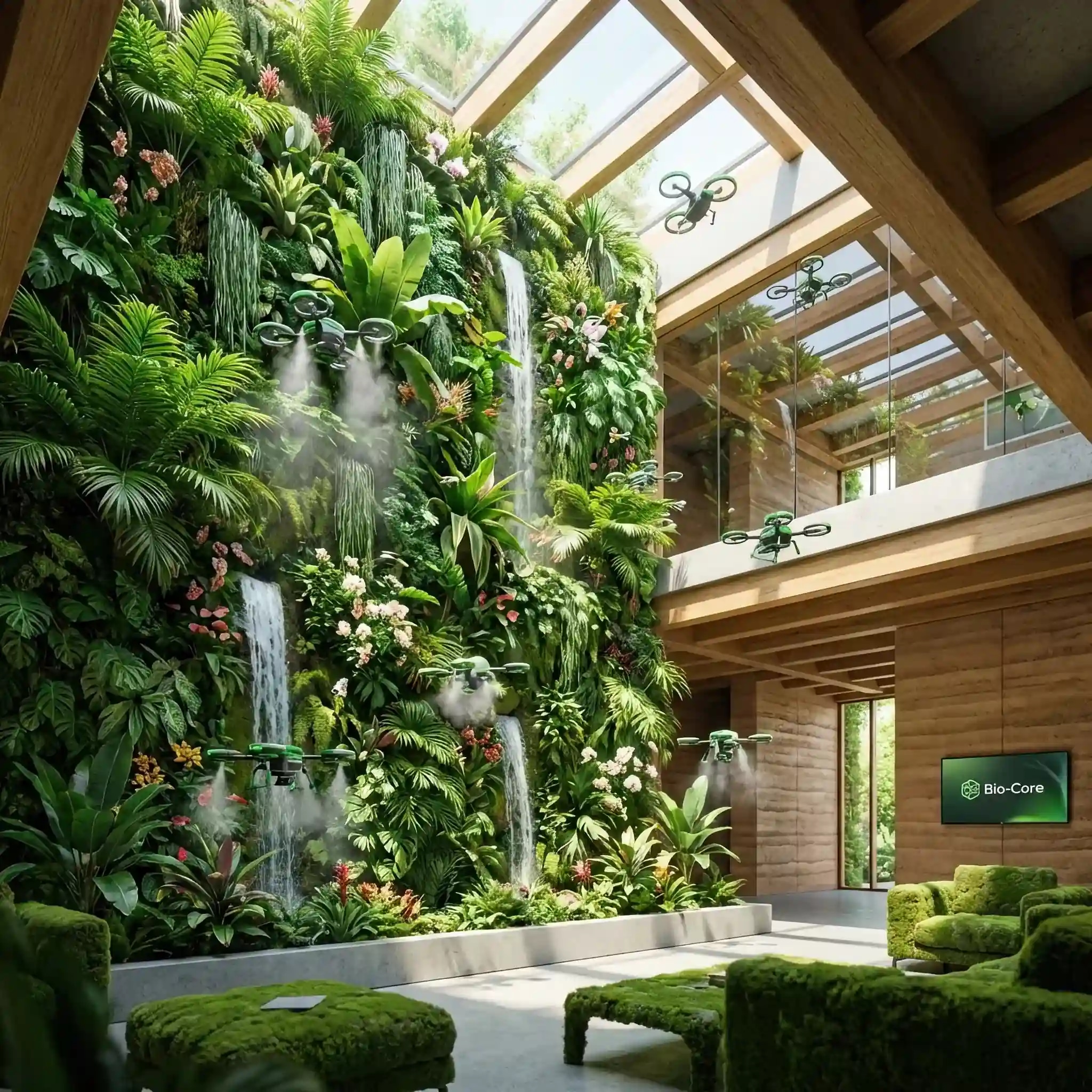 Архитектура и дизайн: Микродрон выпускает облако персонально синтезированного аромата вокруг гостя, создавая зону комфорта и узнавания