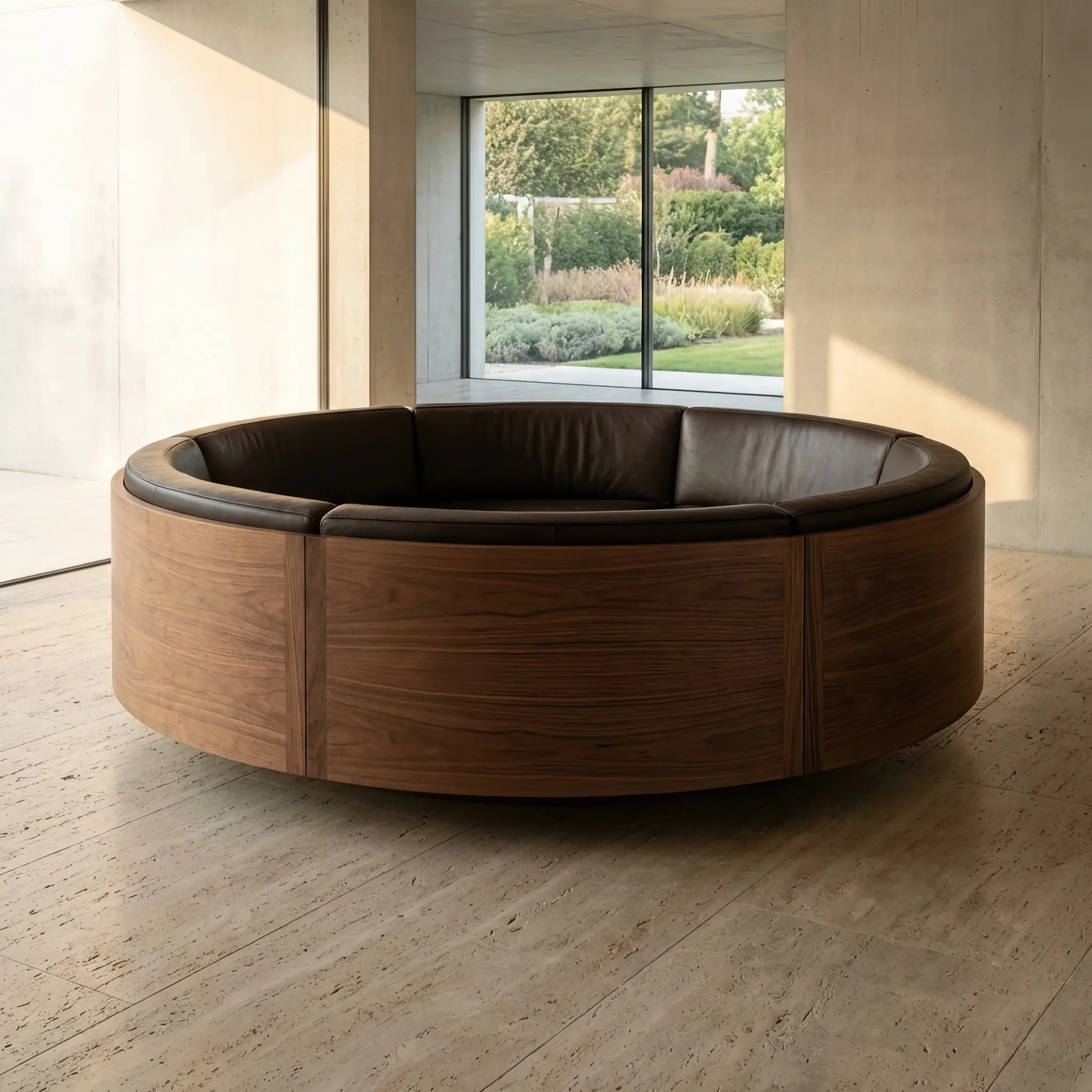 Архитектура и дизайн: Гость вестибюль отдыхает внутри футуристичной капсулы, которая парит в воздухе, плавно покачиваясь под музыку