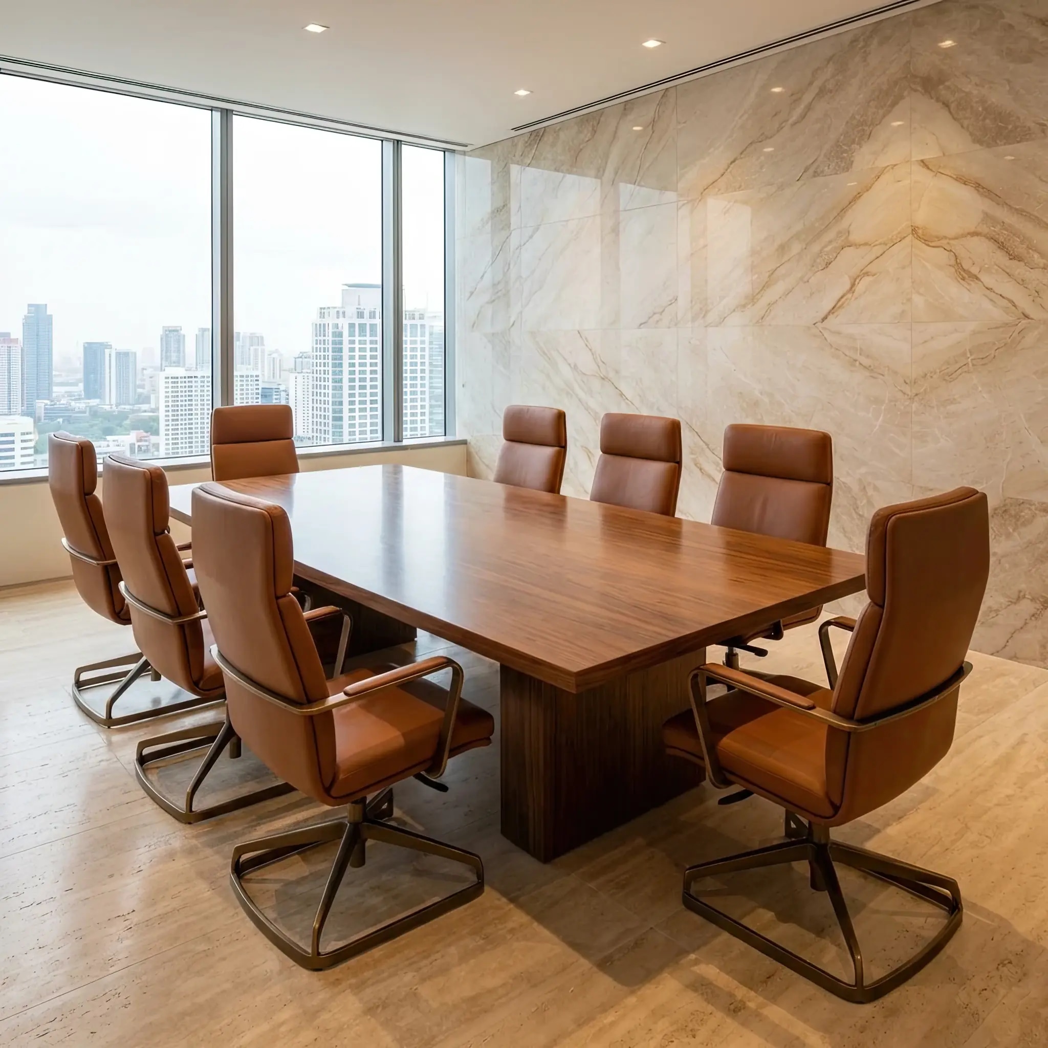 Архитектура и дизайн: Поверхность мраморного стола в вестибюль идеально гладкая: царапина от ноутбука исчезает на глазах благодаря регенеративному нано-слою