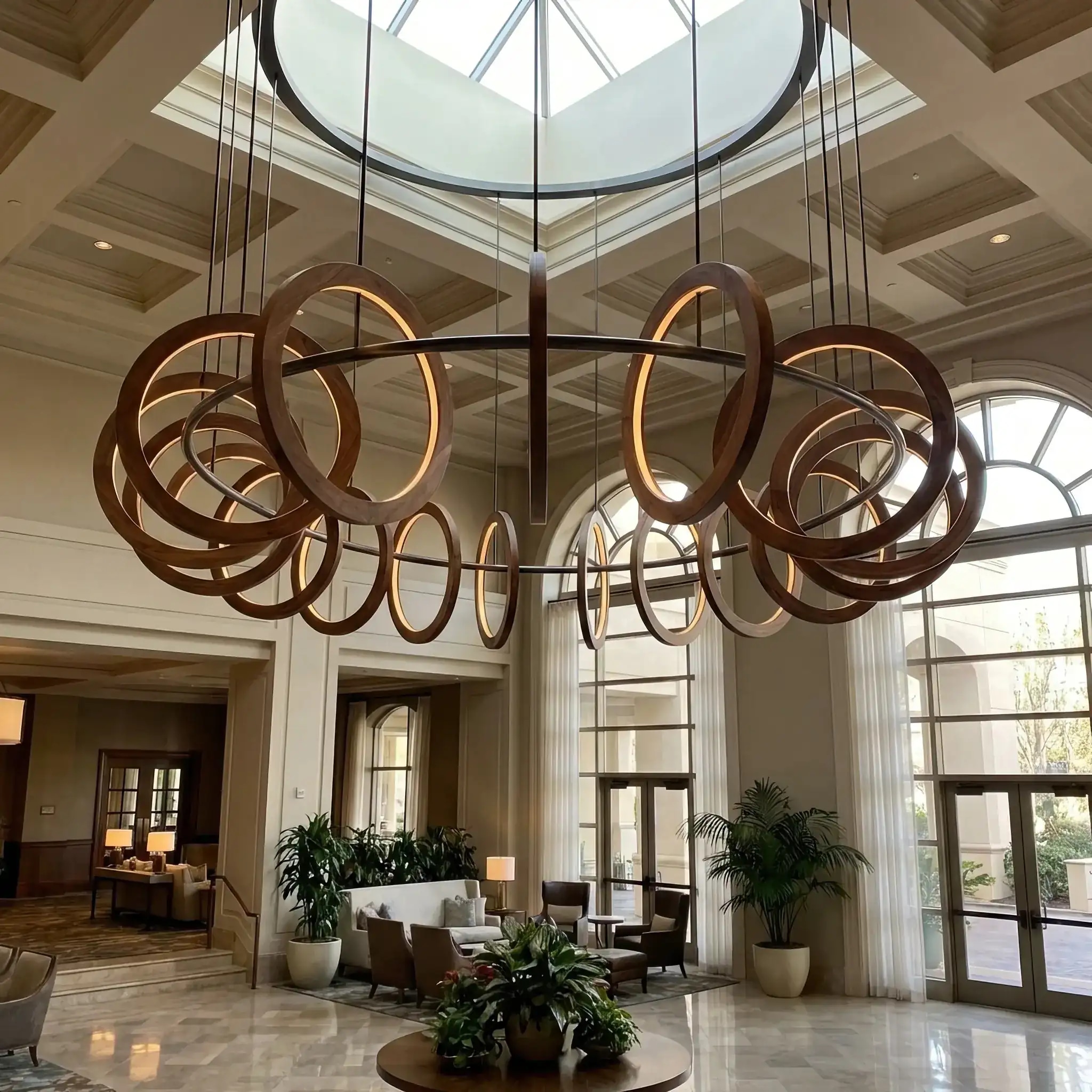 Архитектура и дизайн: Высокотехнологичное освещение вестибюль с использованием лазерных диодов и световодов