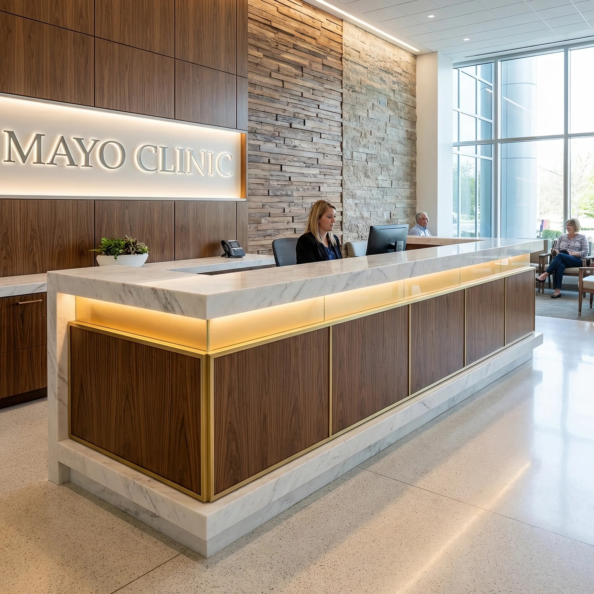 Мрамор и орех