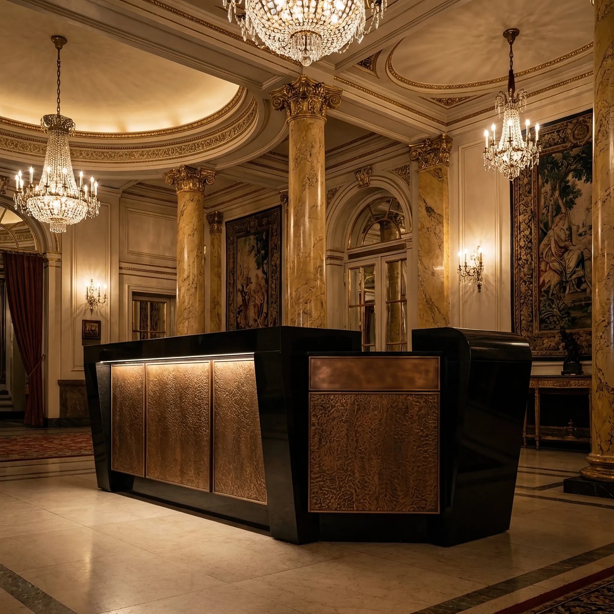 Стойка ресепшен для отеля Метрополь