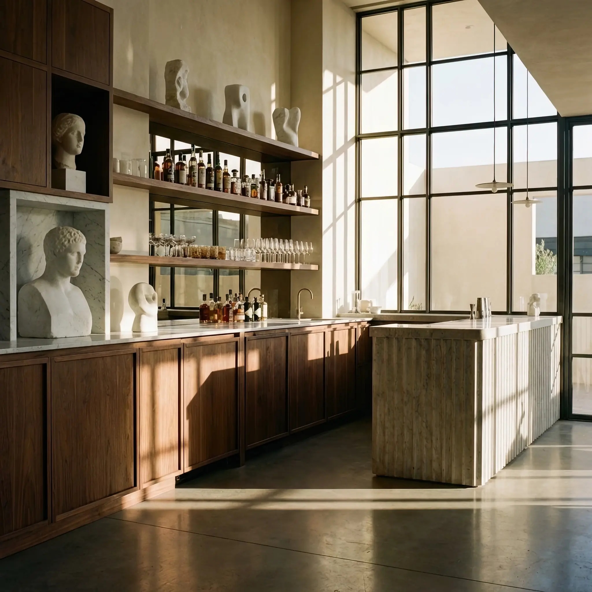 Архитектура и дизайн: Парящие капли напитка выстраиваются в сложные художественные образы внутри арт-инсталляции в вестибюль