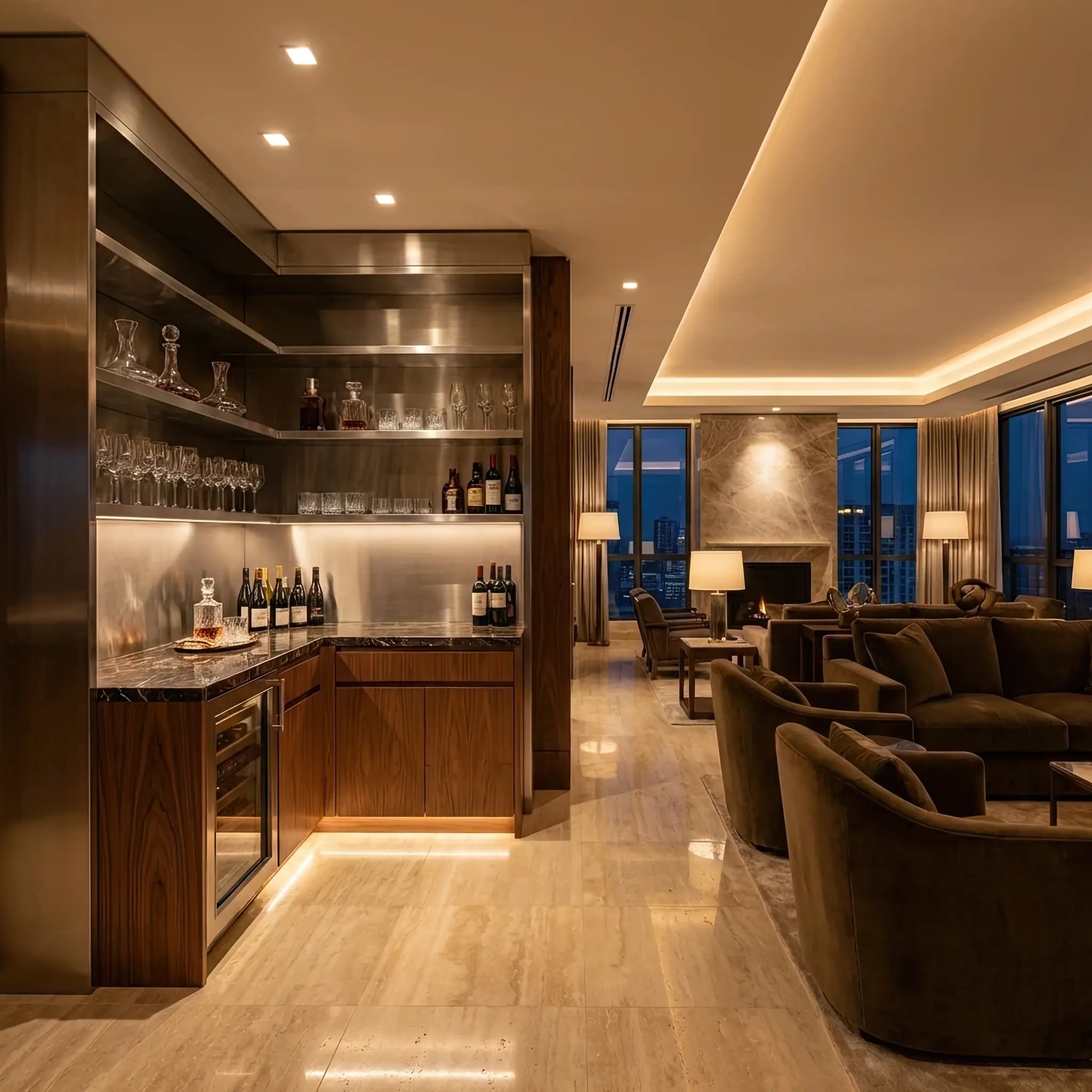 Архитектура и дизайн: Интеллектуальный бревер-композитор формирует многослойный левитирующий напиток, интегрируя вкусовые градиенты и ароматы с прецизионной точностью