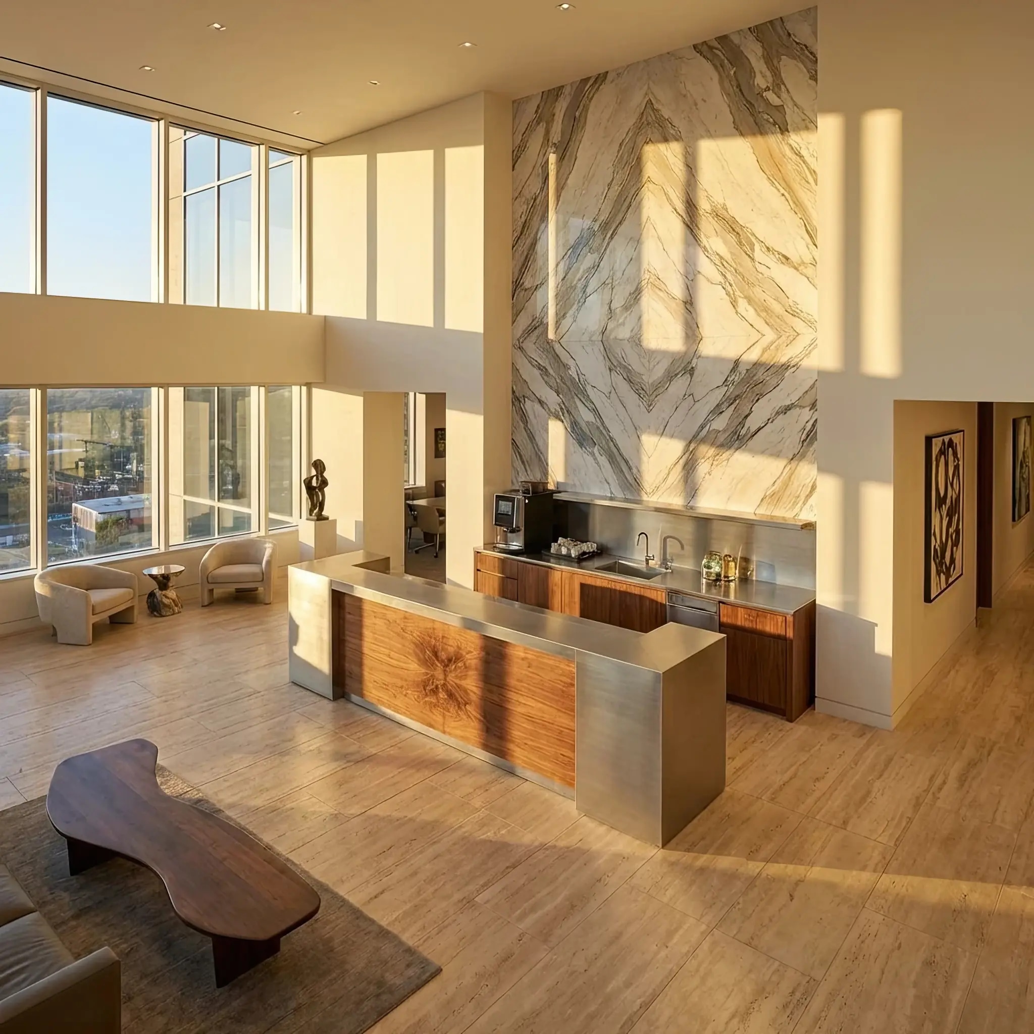 Архитектура и дизайн: Оркестратор сервиса напитков управляет глобальной сетью парящих модулей заваривания во всем здании